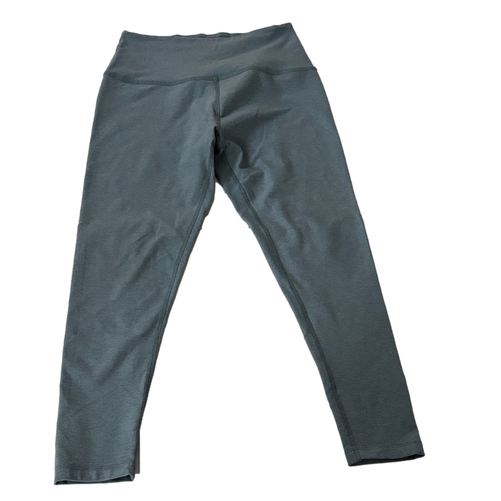 Beyond Yoga Teal Capri Leggings Sz L | Soft Activewear Studio Pilates